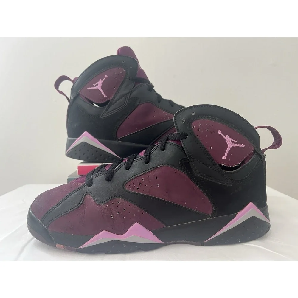 Nike Air Jordan 7 Retro GG Mulberry Purple Sneakers‎ Shoes Youth Size 8.5Y